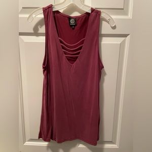 Bobeau Maroon Tank Top (Size M)
